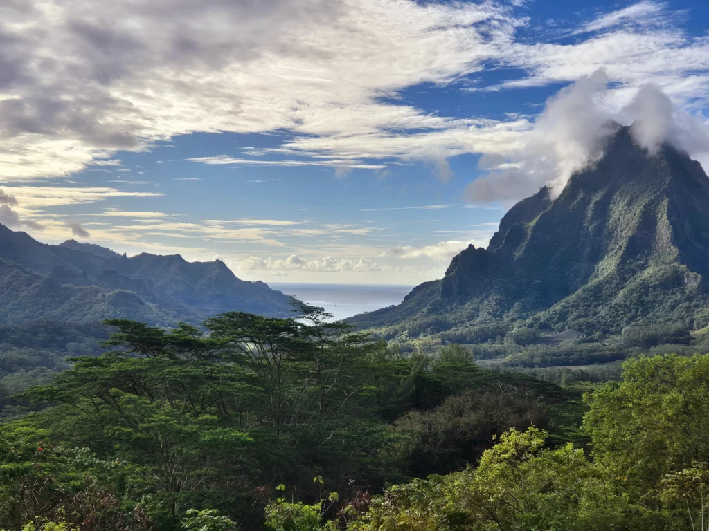 nature et montagne à moorea