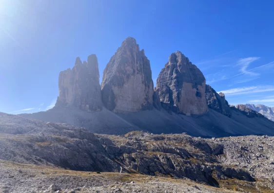 7 jours pour visiter les dolomites randonnée tre cimes