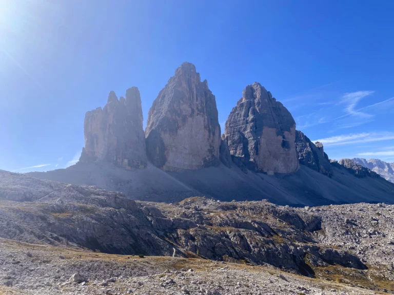 7 jours pour visiter les dolomites randonnée tre cimes